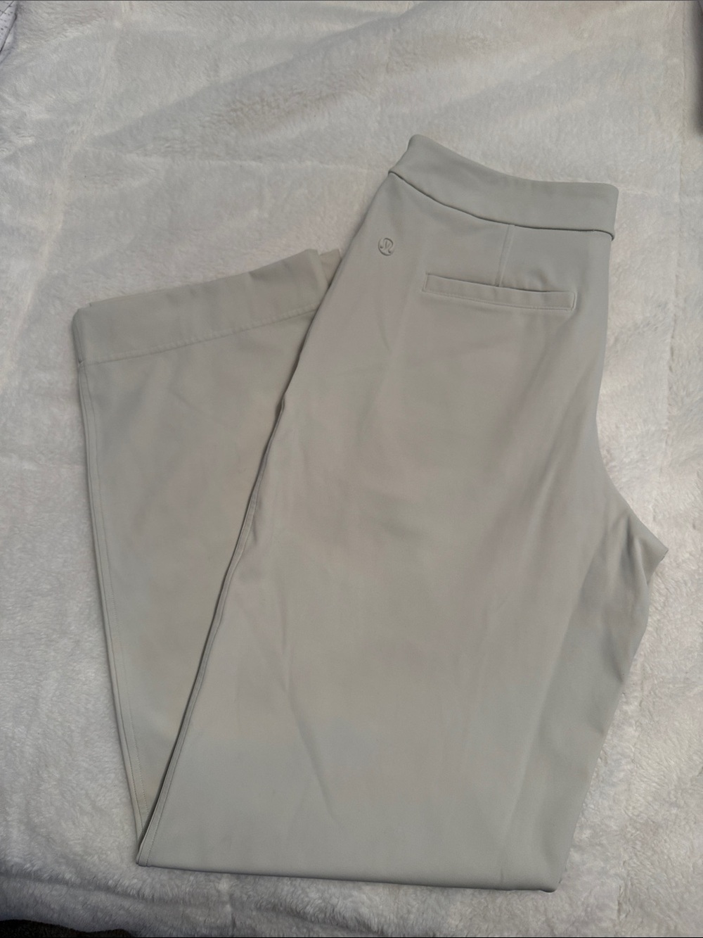 lululemon athletica Light Gray Straight Leg Pants